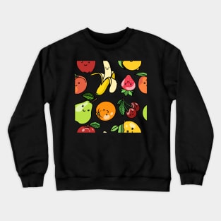 Happy Fruit Salad Crewneck Sweatshirt